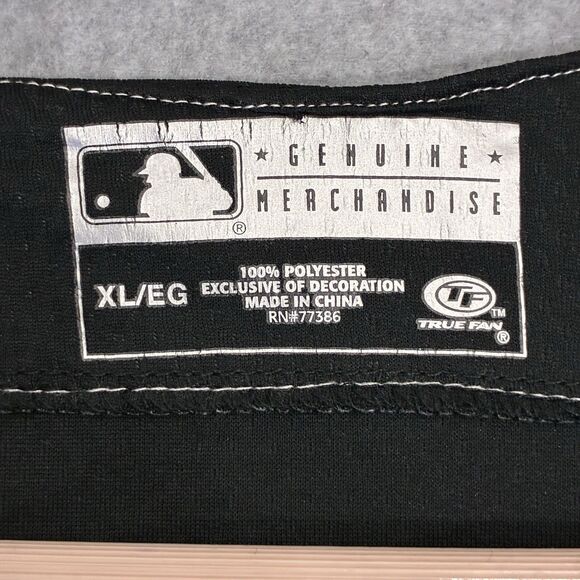 Minnesota Twins Jersey Mens XL Black Red Button Front MLB True Fan NWT - Picture 5 of 7